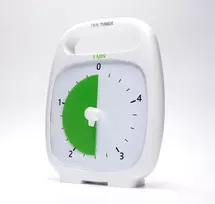 Dėlionė Laikmatis / atgalinio skaičiavimo laikrodis - Time Timer PLUS 5 min, Baltas (14x18 cm), JAC5036