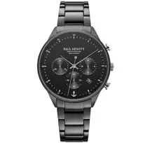 Laikrodis Paul Hewitt Solar Chrono Gun Metal Juodas PH-W-0297
