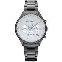Laikrodis Paul Hewitt Solar Chrono Gun Metal Baltas PH-W-0298
