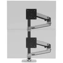 Laikiklis Ergotron - LX Dviguba Stacking Arm, Tall Pole - poliruotas aliuminis