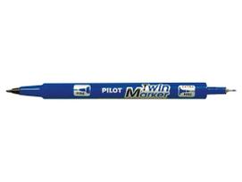 Permanentinis žymeklis Pilot Twin, dvipusis, 0.5mm ir 2mm, mėlynos spalvos