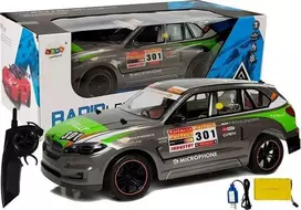 Lean Toys Sportinis automobilis valdomas nuotoliniu būdu Rapid Legend, pilka
