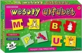 Abino Edukacinė dėlionė Linksma abėcėlė BINO