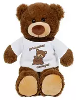 Pliušinis meškiukas "Bernie - geriausias draugas" (25 cm)