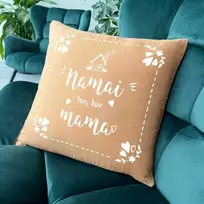 Dekoratyvinė pagalvėlė "Namai ten, kur mama"