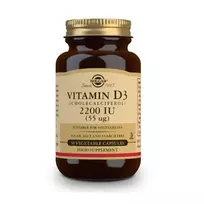 Solgar Vitaminas D3 2200 IU (55 mcg) 50 Kapsulių