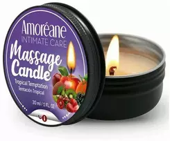 Amoréane Świeca - masažinė žvakė „Tropinė pagunda“, 30 ml