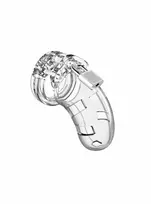 Mancage Man Cage Model 01 Polycarbonate Chastity System 3.5" / 9 cm Juodas