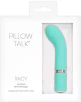 Pillow Talk Pagalvės pokalbis – Racy G-Spot Vibrator žalsvai mėlyna spalva