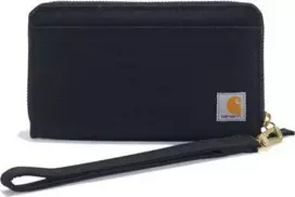 Carhartt Portfel Carhartt Nylon Duck LayFlat sankaba juoda