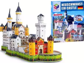 Jokomisiada PIECES 3D dėlionė NEUSCHWANST-EIN PILIS 109 dalių ZA3800