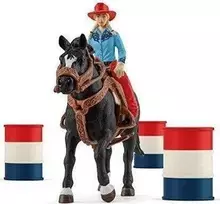 SCHLEICH „Naminiai gyvūnai“ Rinkinys - Kaubojė ant žirgo