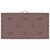 Paletės/grindų pagalvėlė, taupe spalvos, 73x40x7cm, medvilnė