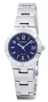 Moteriškas laikrodis Casio LTP-1241D-3A, su dėžute, Mėlynas ciferblatas