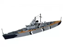 Revell - First Diorama Set - Bismarck Battle dovanų komplektas, 1/1200, 05668