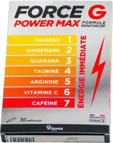 Prancūzija Vitavea Force G Power MAX maksimali galia