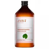 Ajurvedinių žolelių sirupas Sarivadyasava, Jiva Ayurveda, 450ml