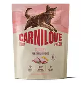 Carnilove True Fresh Cat Turkey Sterilised sausas maistas katėms : Pakuotė - 400 g