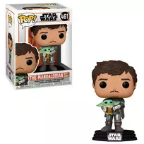 FUNKO POP! Vinilinė figūrėlė STAR WARS: MANDALORIAN su THE CHILD, 12 cm