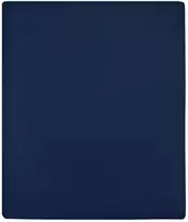 Paklodės su guma, 2vnt., tamsiai mėlynos, 90x200cm, medvilnė