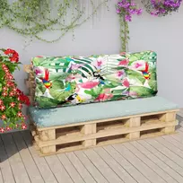 Paletės pagalvėlė, įvairių spalvų, 120x40x12cm, audinys