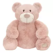 Beppe Pliušinis žaislas - rožinės spalvos meškiukas "Jacobe", 35 cm