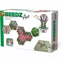 Dėlionė Mozaika SES Creative Beedz Art – šešiakampės plytelės Botanica (FR)