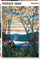 PIATNIK Dėlionė 1000 vnt. - Louiso Comfort Tiffany "Magnolijos ir irisai"