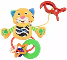 Pliušinis žaislas su barškučiu Baby Mix tigru