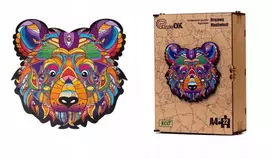 PuzzleOK Medinė dėlionė 22 vnt. - Meškiukas