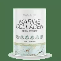 Biotech Marine Collagen (Jūrinis kolagenas iš žuvų) 240g. (Lemon - Žalias Tea skonis)