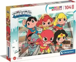 Clementoni Dėlionė 104 vnt. - DC komiksų super draugai