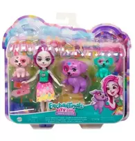 Mattel ENCHANTIMALS herojų dalmantinų šeima (HKN14)