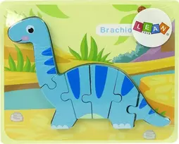 Drewniane Lean Toys Medinė delionė dinozauras