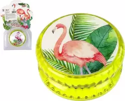 Lean Toys Yoyo su flamingais, geltona