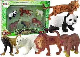 Figūrėlių rinkinys Safari gyvūnai Lean Toys, 6 vnt.