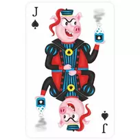 Kukuryku Žaidimų kortos 54 listki - Junior 63407