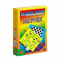 Stalo žaidimų rinkinys Alexander šaškės ir malūnėlis