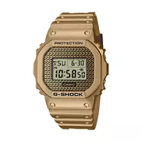 Laikrodis Casio G-SHOCK ORIGINAL DWE-5600HG-1ER CARBON CORE GUARD GOLD CHAIN