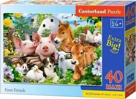 Castorland Dėlionė 40 vnt. - Ūkio draugai