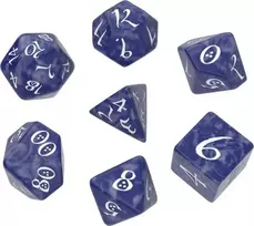 Q Workshop Classic Rpg Kauliukų Rinkinys Kobalto Ir Baltos Sp