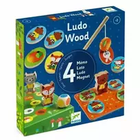 Djeco 4 žaidimai - Ludo miškas ( DJ01628 )