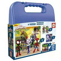 Dėlionė Educa – galvosūkis -6-9-12-16 Spidey & His Amazing Friends (80-19580)