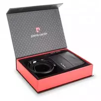 DOVANŲ KOMPLEKTAS VYRUI - PINIGINĖ IR DIRŽAS Pierre Cardin zg-1231