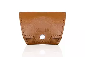 Solier Accessories Piniginė monetoms SOLIER SA10 CAMEL - Šviesiai ruda