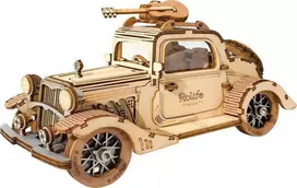 Robotime Medinė 3D dėlionė - Automobilis