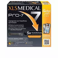 Xls Medical Pro-7 90 Geriamos ananasų skonio lazdelės pertekliniam svoriui mažinti