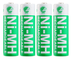 Įkraunami elementai DELTACO AA (HR6), 2500mAh, 1,2 V, 4 vnt. / ULT-NH2500AA-4P