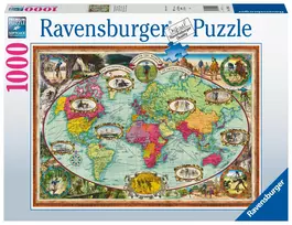 Ravensburger Dėlionė 1000 vnt. - Pasaulio žemėlapis