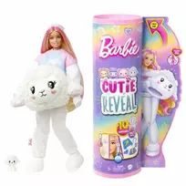 BARBIE „Cutie Reveal“ rinkinys, marškinėlių serija – ėriukė